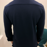 Polo à manches longue Hackett London col velours