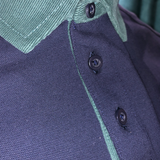 Polo à manches longue Hackett London col velours