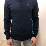 Polo à manches longue Hackett London col velours