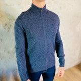 Gilet Hackett London gris bleuté en laine