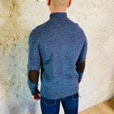 Gilet Hackett London gris bleuté en laine