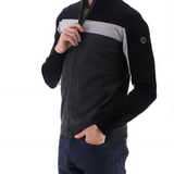 Pull à col montant zippé Hyam - Gris chiné - Sun Valley homme