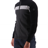 Pull à col montant zippé Hyam - Gris chiné - Sun Valley homme