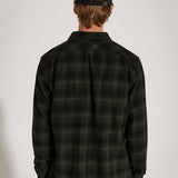 Chemise REGULAR à motifs carreaux - Kaki - IKKS MEN