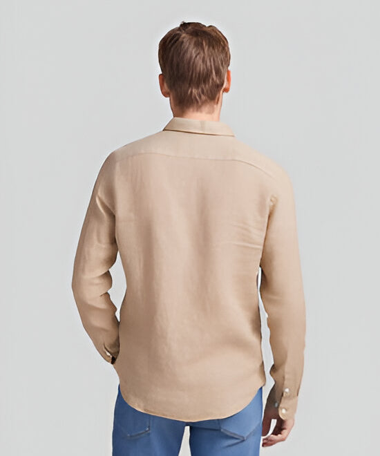Chemise slim - Beige - IKKS MEN