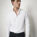 Chemise SLIM easy care - Blanc - IKKS MEN