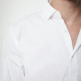 Chemise SLIM easy care - Blanc - IKKS MEN