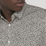 Chemise SLIM imprimé micro-camouflage - Kaki - IKKS MEN