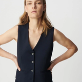 Gilet sans manches Milano - Marine - IKKS WOMEN