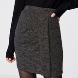 Jupe courte - pailletée noir - IKKS WOMEN