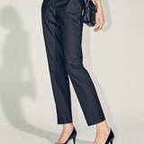 Pantalon droit à ceinture amovible - Noir - IKKS