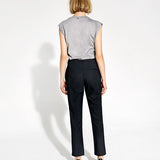Pantalon droit à ceinture amovible - Noir - IKKS