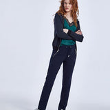Pantalon taille élastique 19HBP22015 - Marine