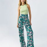 Pantalon large fluide imprimé végétal - Smeraldo - IKKS