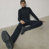 Pantalon SLIM en velours - Noir - IKKS MEN
