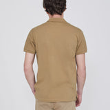 Polo bi-matière - Beige - IKKS MEN