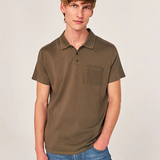 Polo à dos reliefé - Kaki - IKKS MEN