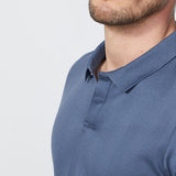 Polo jacquard chevrons - stone - IKKS men