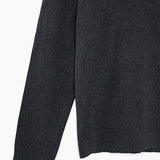 Pull - gris foncé à côtes Ottoman - IKKS MEN
