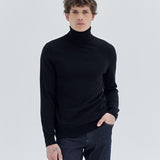 Pull à col roulé - Noir - IKKS