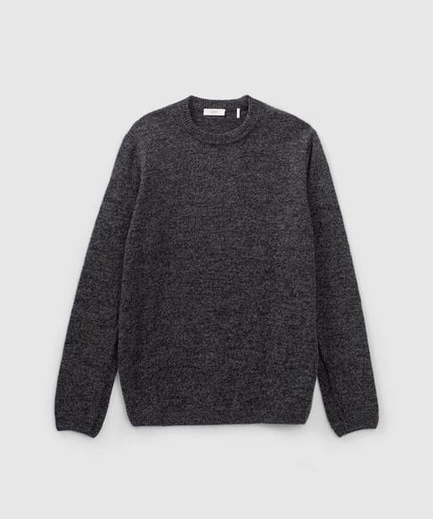 Pull mouliné - Noir chiné - IKKS