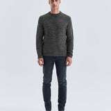 Pull mouliné - Noir chiné - IKKS