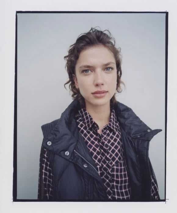 Robe chemise à carreaux tartan - Marine - IKKS
