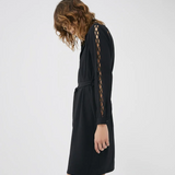 Robe chemise ceinturée - Noir - IKKS
