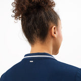 Robe zippée avec bords-côtes rayés - Marine - I.Code