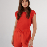 Short en molleton - Pop Abricot - I.Code