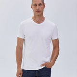 T-shirt col rond manches courtes Absolute Dry - Blanc - IKKS MEN