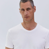 T-shirt col rond manches courtes Absolute Dry - Blanc - IKKS MEN
