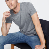 Tee-shirt gris ardoise imprimé circuit ikks men