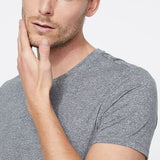 Tee-shirt gris ardoise imprimé circuit ikks men