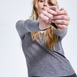 Tee-shirt gris bijoux femme IKKS