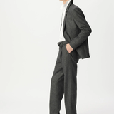 Veste de costume Tweed - Gris chiné foncé - IKKS MEN