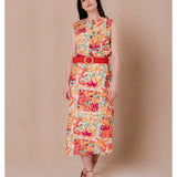 Chemise Imany Imprimé floral – Ecru - C’EST BEAU LA VIE
