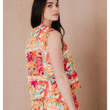 Chemise Imany Imprimé floral – Ecru - C’EST BEAU LA VIE