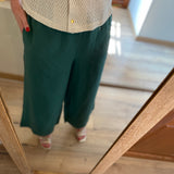 Pantalon raccourci culotte - Summer pine - MARC'O POLO FEMME