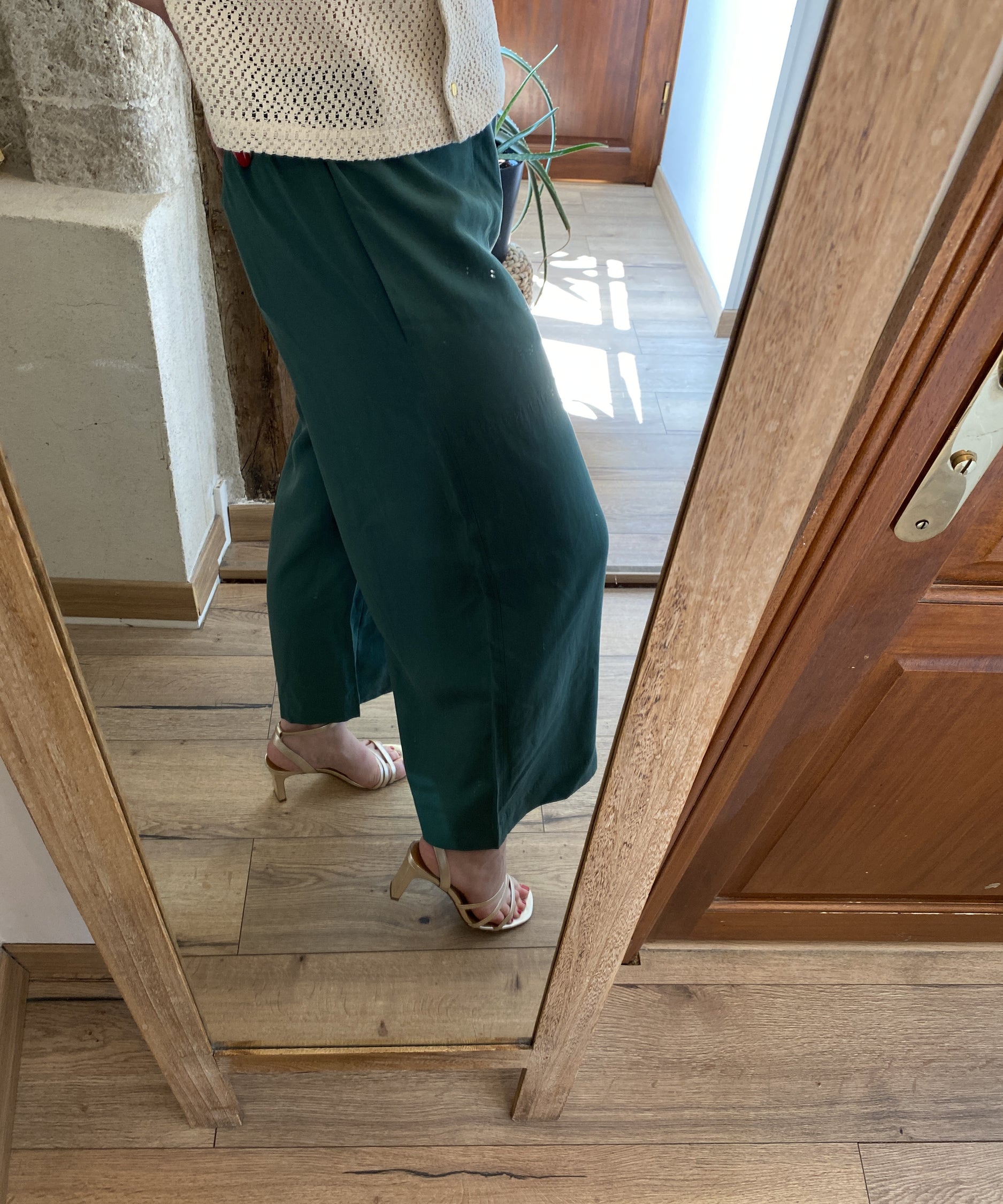 Pantalon raccourci culotte - Summer pine - MARC'O POLO FEMME