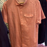 Chemise manches courtes Selkir - Framboise - SUN VALLEY HOMME