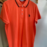 Polo en modal - Orange - US POLO HOMME