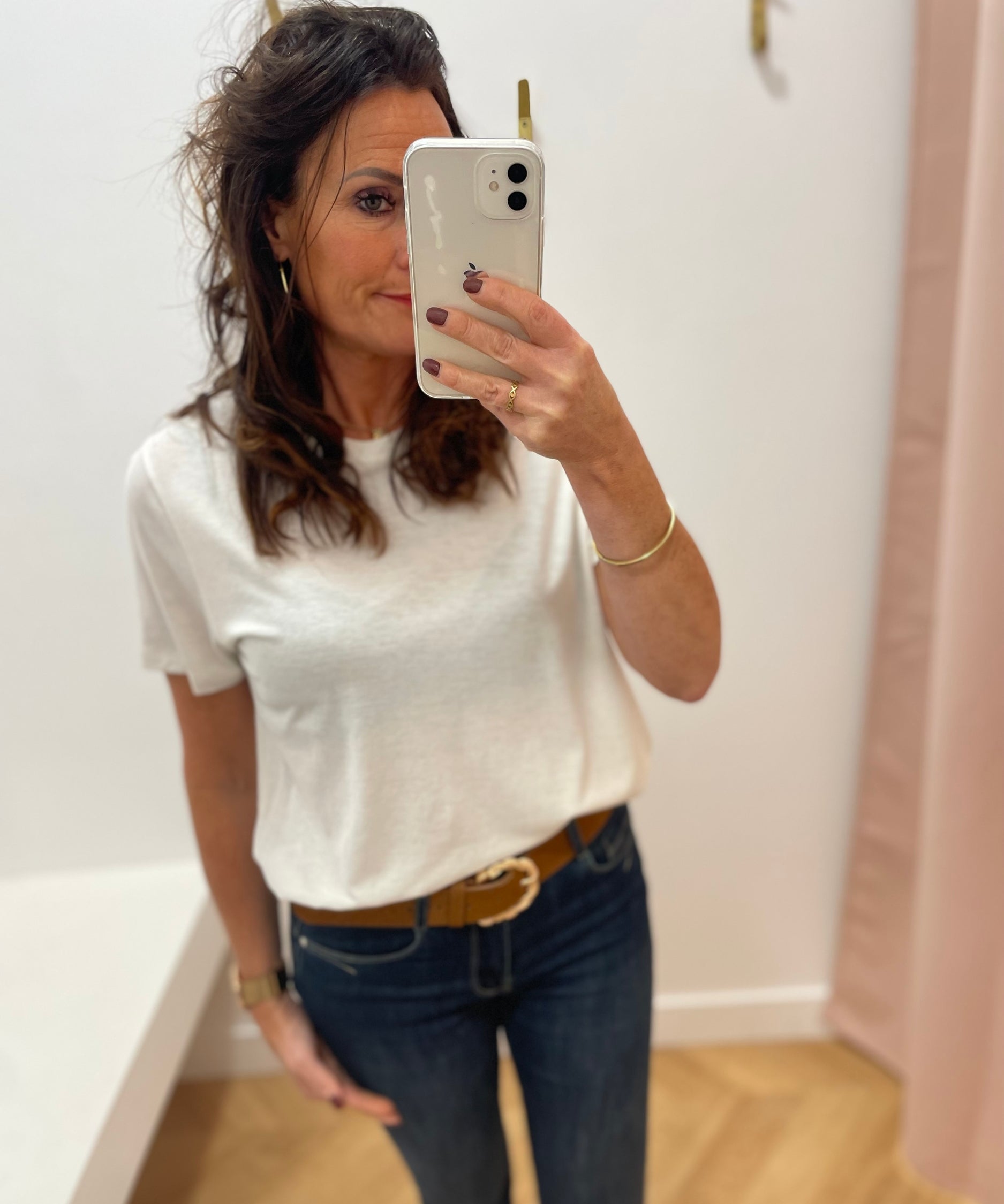Tee-shirt Tesacha - Blanc - AN'GE