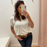 Tee-shirt Tesacha - Blanc - AN'GE