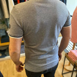 Polo manches courtes Bohm - Indigo sombre - SUN VALLEY