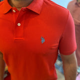 Polo manches courtes - Rouge - US POLO