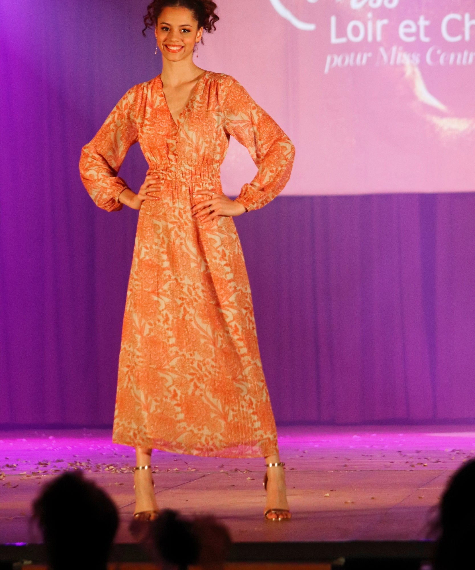 Robe longue fleuri Rhyan - Bouquet - LA PETITE ETOILE