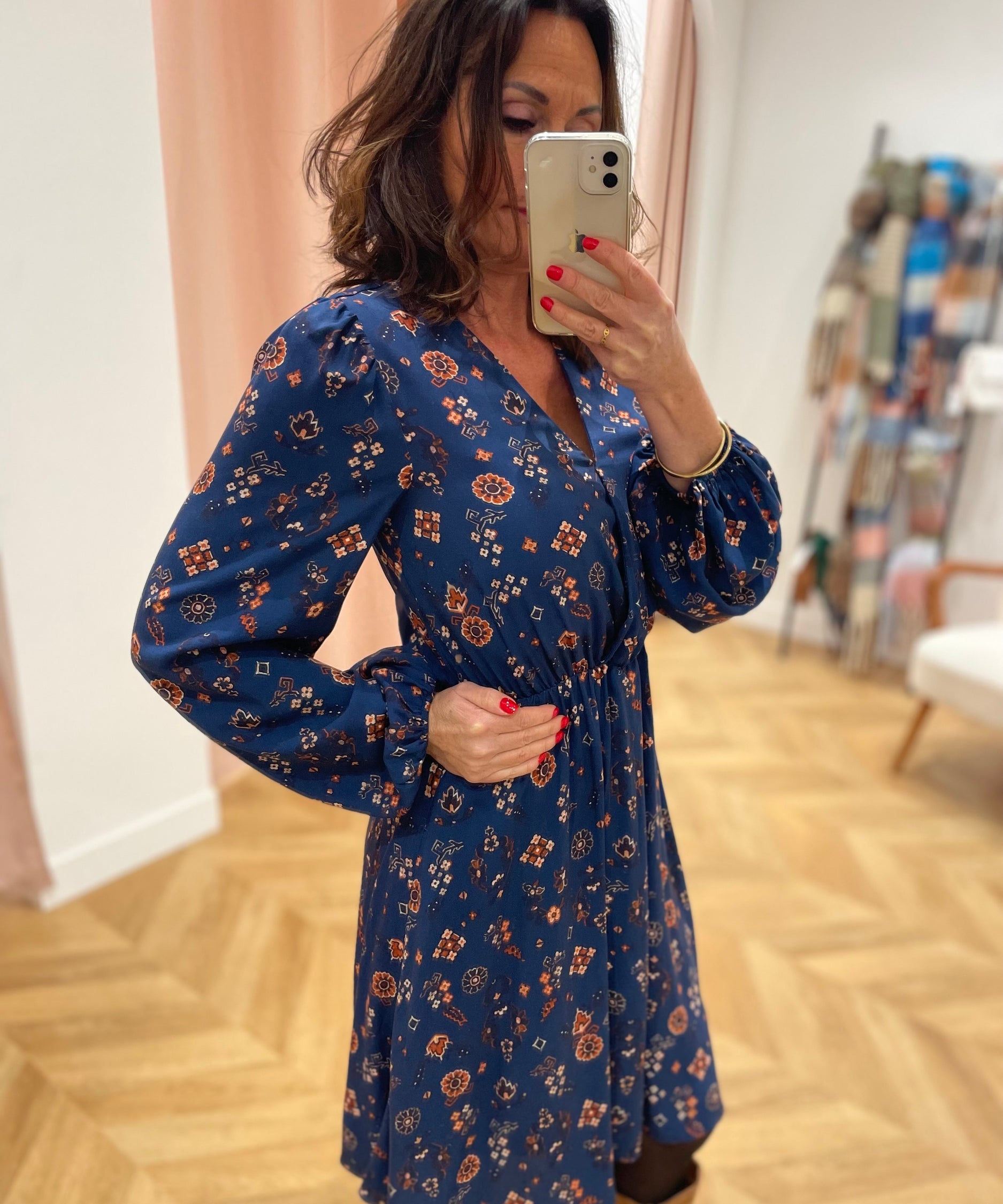 Robe Sara - Bleu - C'EST BEAU LA VIE