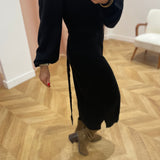 Robe Knit - Noire - VILA