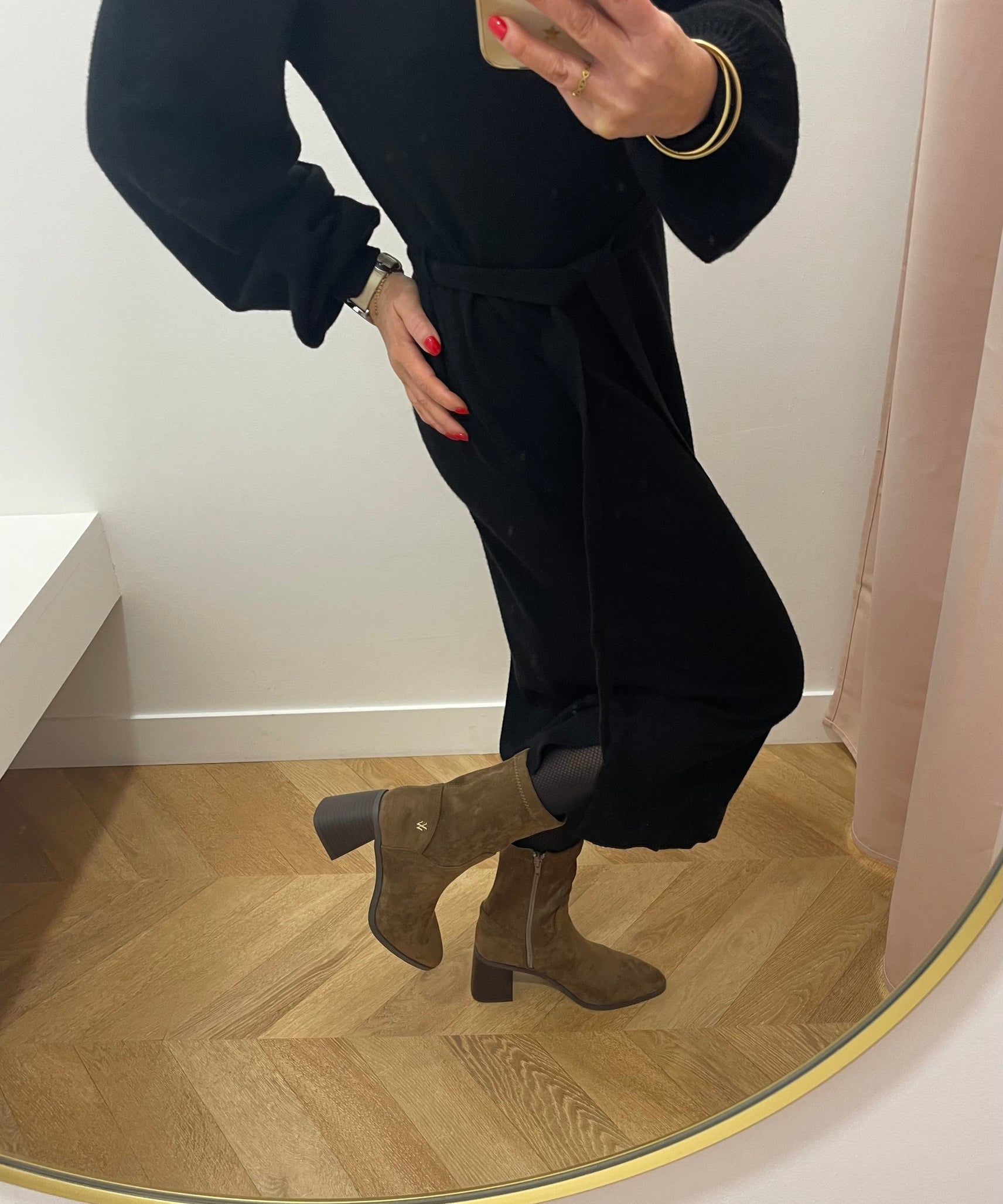 Robe Knit - Noire - VILA